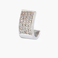 Boucles d'oreilles demi-créoles Diamants