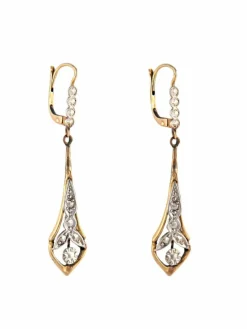 Boucles d'oreilles Deux Ors 1900
