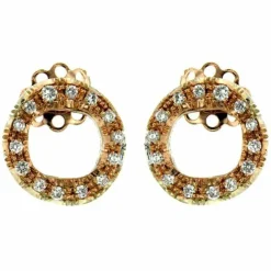 Boucles d'oreilles Diamants Or