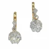 Boucles d'oreilles diamants Art Déco