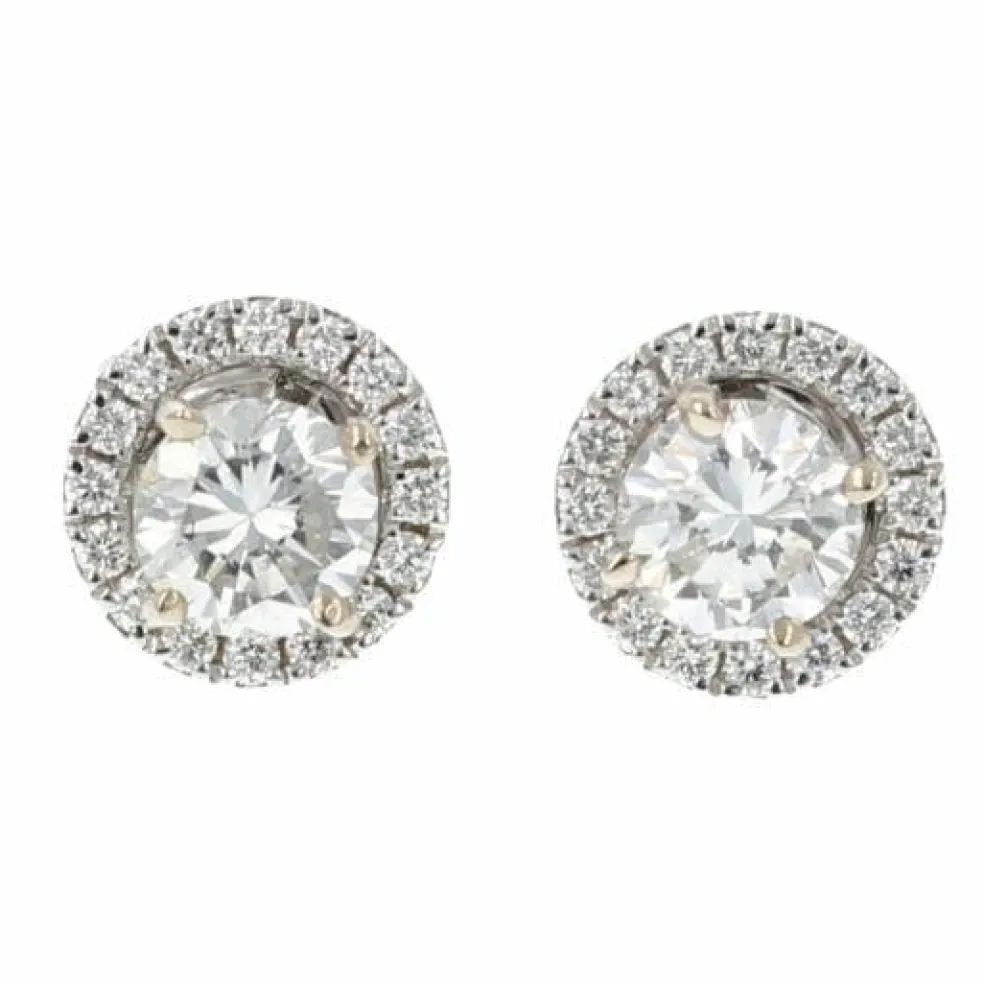 Boucles D'Oreilles Diamants