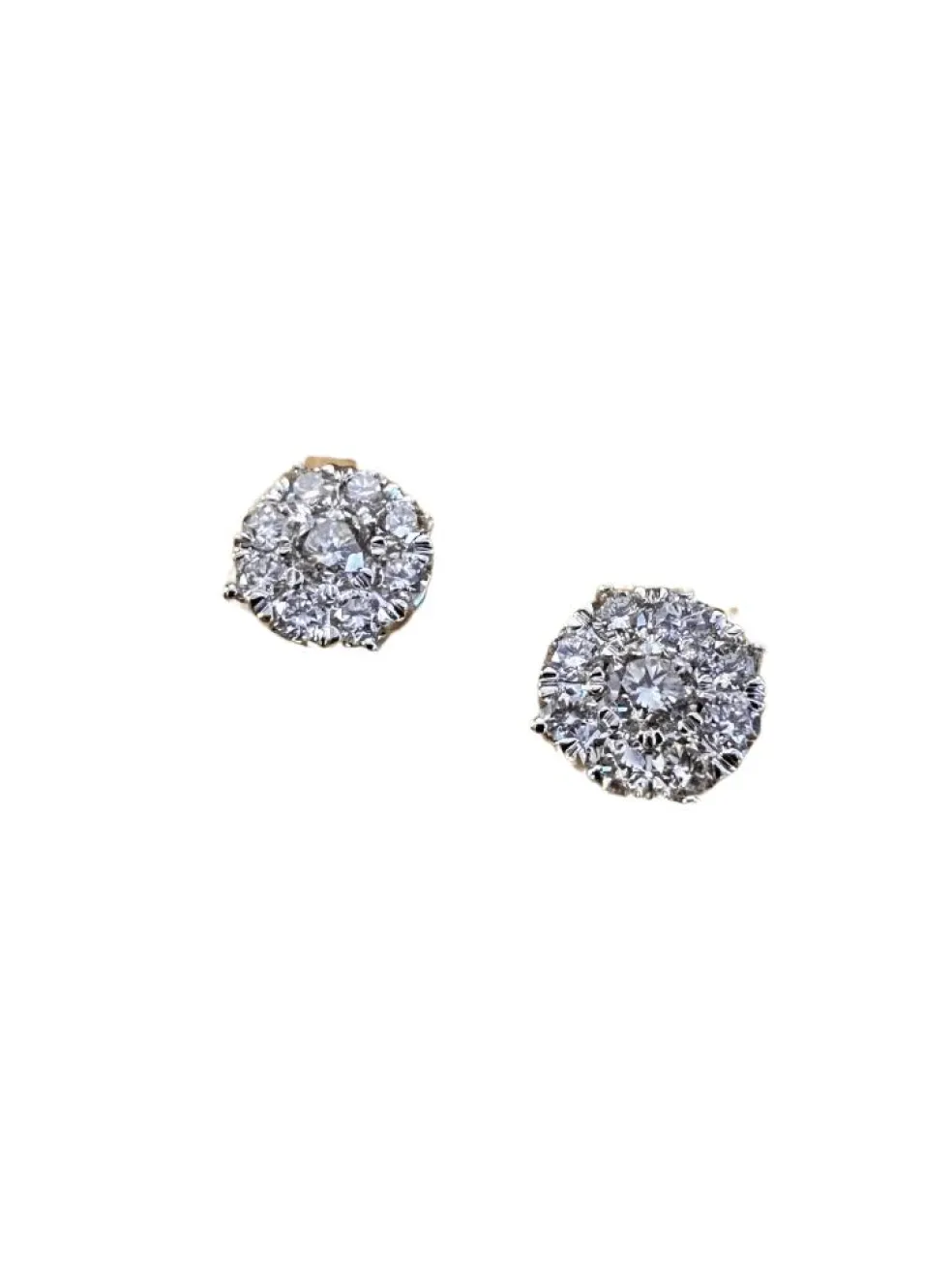 Boucles d'oreilles diamant 1,6 ct