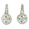 Boucles d'oreilles diamant, platine