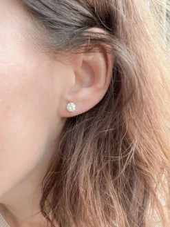 Boucles d'oreilles diamants taille moderne
