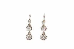 Boucles d'oreilles diamants en or 18k