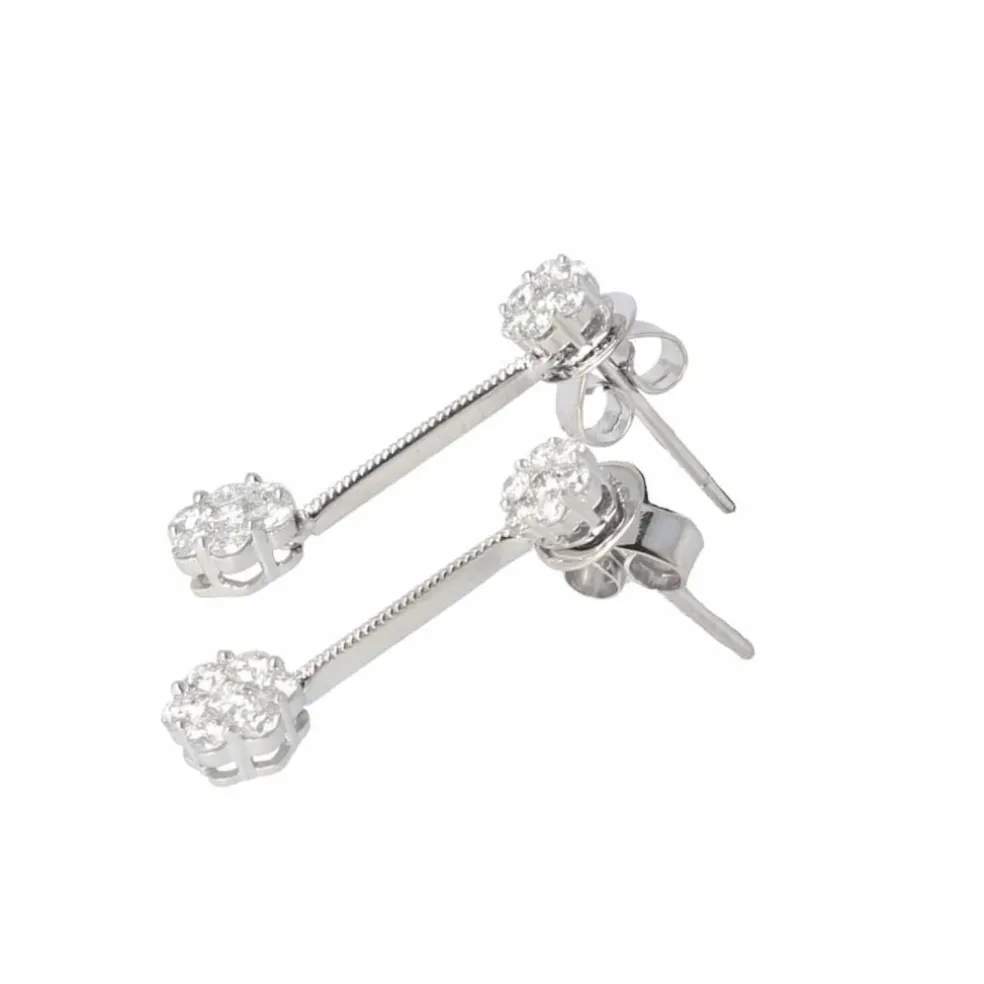 BOUCLES D'OREILLES DIAMANTS
