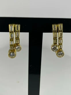 Boucles d’oreilles, diamants