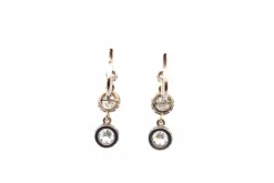 Boucles d'oreilles diamants en or 18k