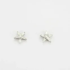 Boucles d'oreilles Diamants Or Blanc