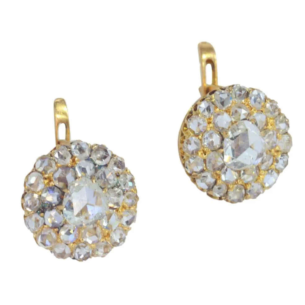 Boucles d'oreilles diamant