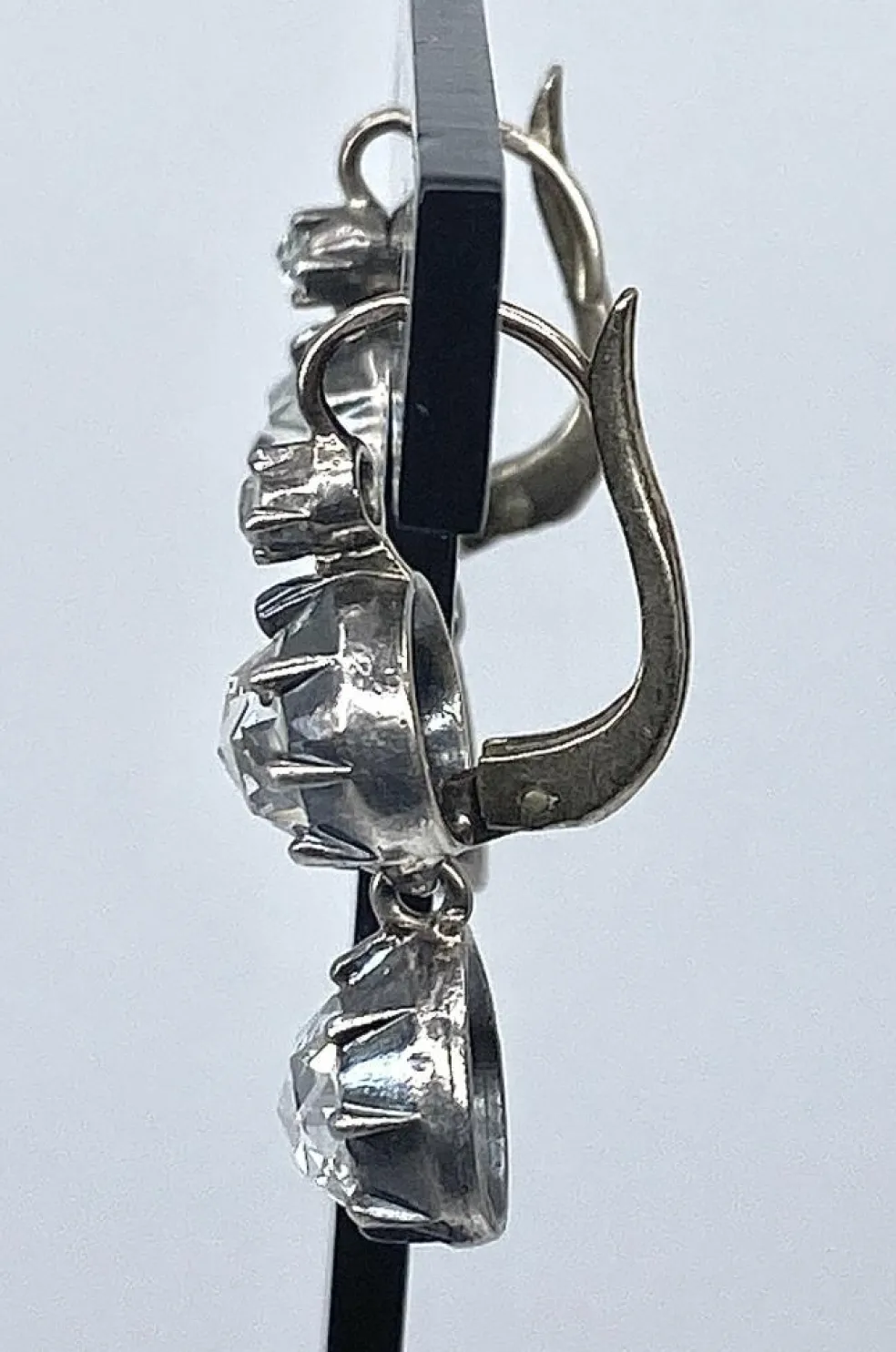 Boucles d’oreilles diamants taille rose