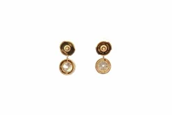Boucles d'oreilles diamants, or, émail