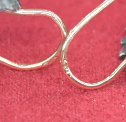 Boucles d'oreilles diamants argent et or de l'ère victorienne