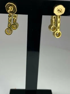 Boucles d’oreilles, diamants