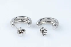 Boucles d'oreilles diamants en or blanc