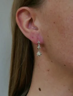 Boucles d'Oreilles Dormeuses Diamants