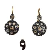 Boucles d'oreilles en diamant de l'époque victorienne