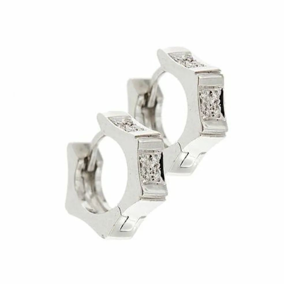 Boucles d'oreilles en diamant