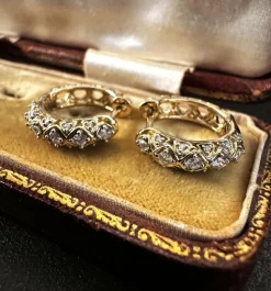 Boucles d'oreilles en diamant