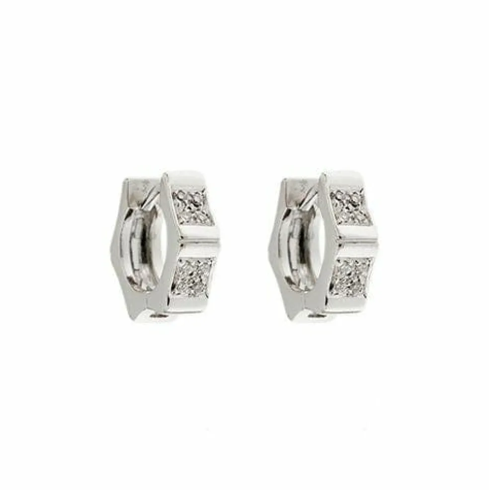 Boucles d'oreilles en diamant