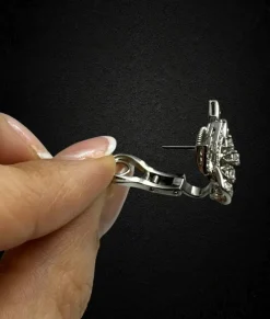 Boucles d'oreilles en diamants De Lazzari