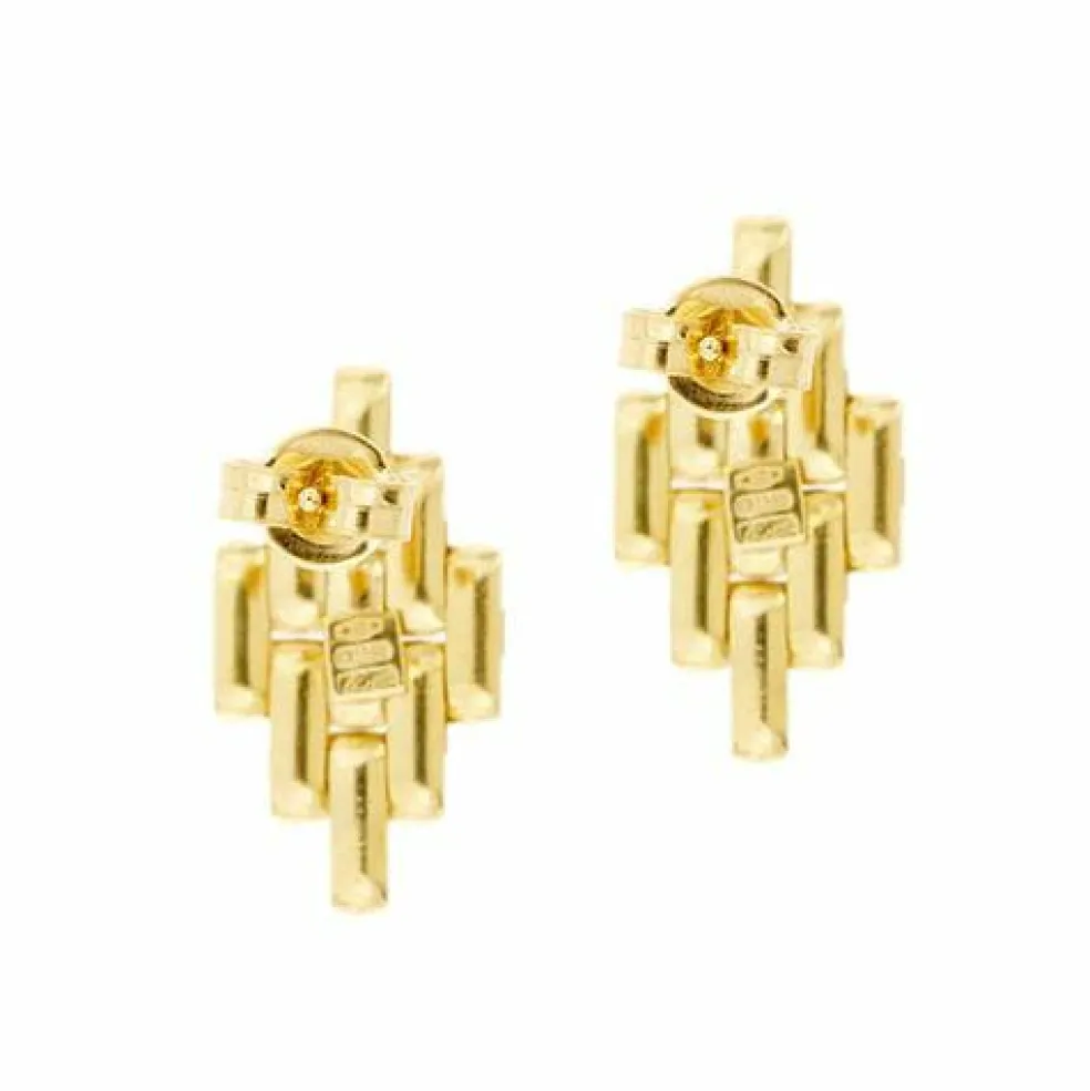 Boucles d'oreilles en maille panthère