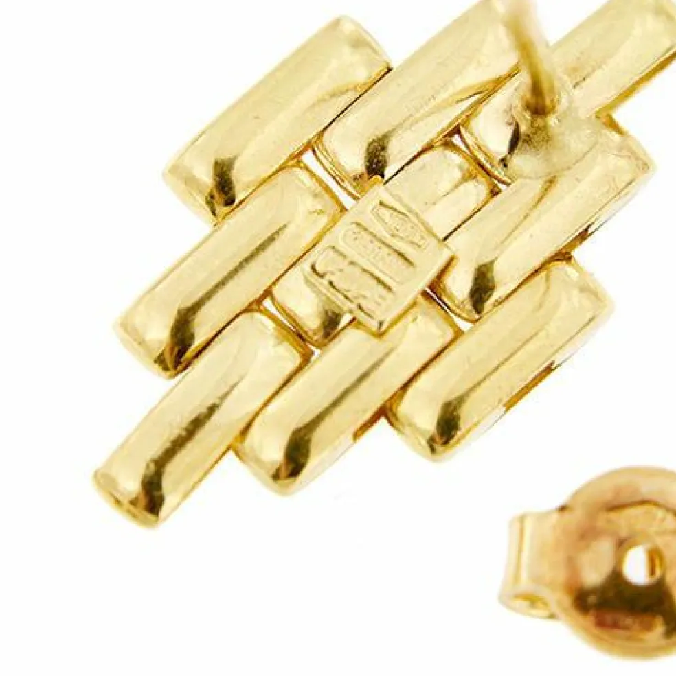 Boucles d'oreilles en maille panthère