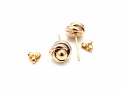 Boucles d'oreilles en or 750 mil
