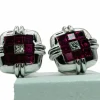 Boucles d'oreilles en or avec rubis et diamants