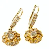 Boucles d'oreilles en or avec diamants