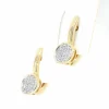 Boucles d'oreilles en or avec diamants