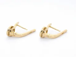 Boucles d'oreilles en or avec diamants