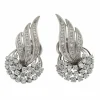 Boucles d'oreilles en or blanc et diamants de 2,65 carats