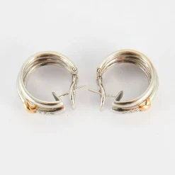 Boucles d'oreilles en Or blanc & diamants