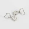 Boucles d'oreilles en Or blanc & diamants