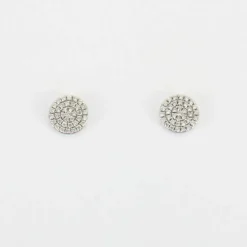 Boucles d'oreilles en Or blanc & diamants