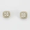 Boucles d'oreilles en Or blanc & diamants