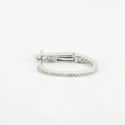 Boucles d'oreilles en Or blanc, diamants