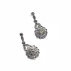Boucles d'oreilles en or blanc et diamants