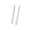 Boucles d'oreilles en or blanc et diamants