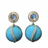 Boucles d’oreilles en or blanc