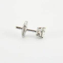 Boucles d'oreilles en Or blanc & diamants