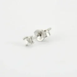 Boucles d'oreilles en Or blanc & diamants