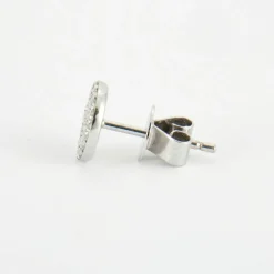 Boucles d'oreilles en Or blanc & diamants