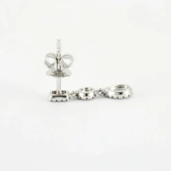 Boucles d'oreilles en Or blanc & diamants