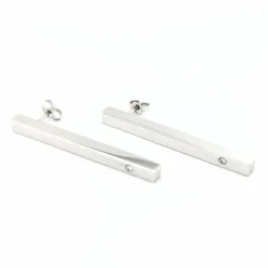 Boucles d'oreilles en or blanc et diamants
