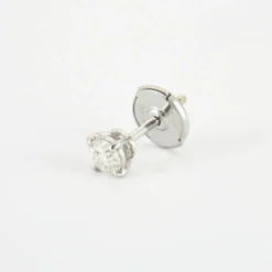 Boucles d'oreilles en Or blanc & diamants