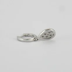 Boucles d'oreilles en Or blanc & diamants