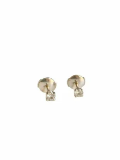Boucles d’oreilles en or blanc et diamants