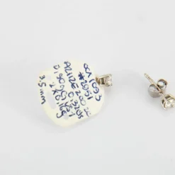 Boucles d'oreilles en Or blanc & diamants